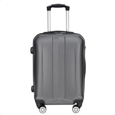 Imagem de Mala de Viagem Bordo 10kg Venture Titan Rígida Rodas Duplas 360 Cinza 