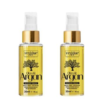 Imagem de Kit 2 óleo de Argan veggue profissional com proteção temica 30ml 