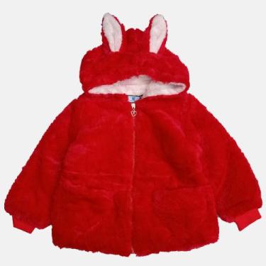 Imagem de Jaqueta Casaco teddy bear Pelúcia Manabana Grossa Forro Pelúcia Menina