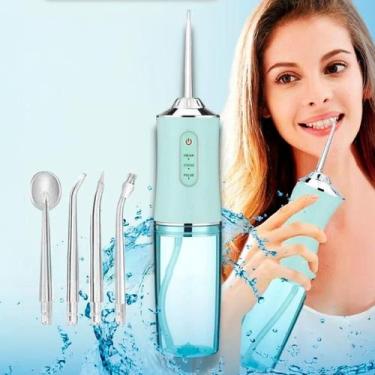 Imagem de Limpador Bucal 110V/220V Elétrico Limpeza Completa Implantes - Bivolt