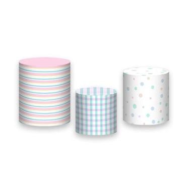 Imagem de Trio de Capas de Cilindro - Jardim Candy Cute 019 - Via Cores