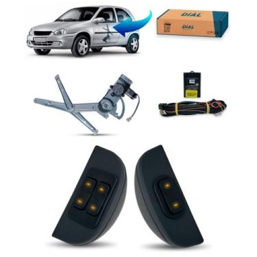 Imagem de Kit Vidro Eletrico Corsa Wind 2 Portas 2000 Acab. Celta - Dial