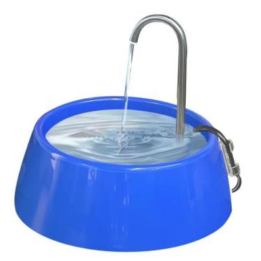 Imagem de Fonte Bebedouro para Cachorro Gato Little Mec - Mec Pet, Azul