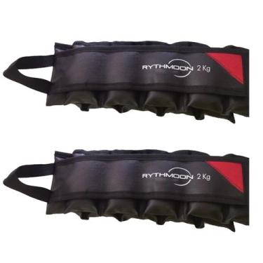 Imagem de Caneleira 2KG Tornozeleira De Peso Profissional Com Alça - Rythmoon, V