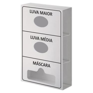 Imagem de Dispenser Epi Triplo - 2 Luvas 1 Máscara Descartável Ramebel, Dispense