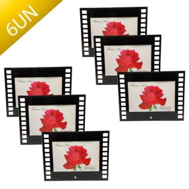 Imagem de Kit 6 Porta Retrato Filme15x10 Decorado Luxo Casa Escritório - Ivas Ut