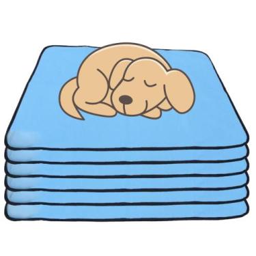 Imagem de 6 Tapetinhos Macios para Dormir Pet Antipulgas Antipulgas 200 Lavagens