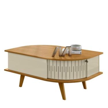 Imagem de Mesa de Centro Indianápolis - Madetec, Cumaru/Opala