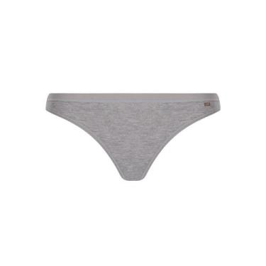 Imagem de Calcinha Tanga Loba Clássica Lupo 40354, G, Cinza mescla