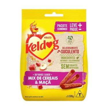 Imagem de Bifinho Keldog para Cães Sabor Mix de Cereais e Maçã 500gr - Kelco