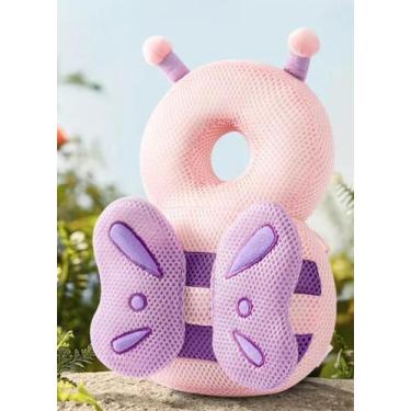 Imagem de Protetor Anti - Queda Bebê Encosto Cabeça Mochila Protetora Respirável