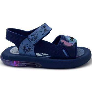 Imagem de Sandália Infantil Grendene XS Disney Led 24 23159, 20, Azul