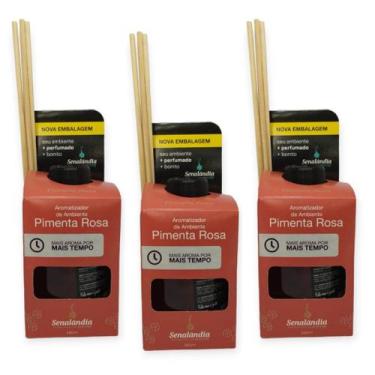 Imagem de 3 Difusor Ambiente Aromatizador Vareta Aromas Aromatizante Perfume Cas