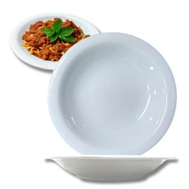 Imagem de Prato Fundo Mesa Massas Risoto Sopa Caldo Para Restaurante Buffet Casa