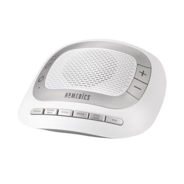 Imagem de Homedics Máquina de som rejuvenescedora de ruído branco. Máquina de som de viagem para dormir e relaxar. Ótimo para viagens, berçários e bebês. 6 sons relaxantes da natureza, temporizador de