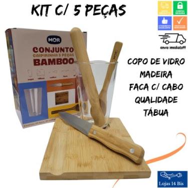 Imagem de Conjunto Kit Para Caipirinha Mor 5 Peças Modelo Bamboo