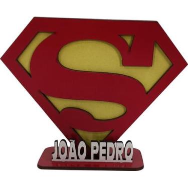 Imagem de 25 Centros de Mesa Super Homem Superman Liga da Justiça - Ecolaser