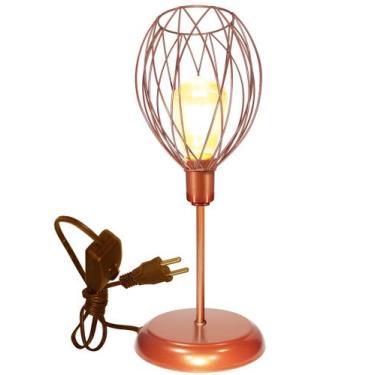 Imagem de Luminária de Mesa Abajur Clássico Aramado Nest P/LED - CM GLASS - CLEI