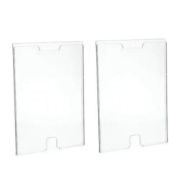 Imagem de Kit 2 Display Porta Folha De Parede A4 Com Dupla Face Vhb - CASA DO SI