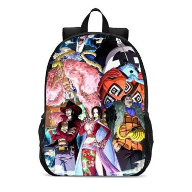 Imagem de Mochila Escolar Infanto Juvenil Anime One Piece Piratas  Novidades 041