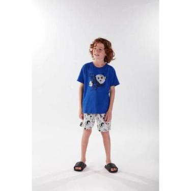 Imagem de Pijama Infantil Menino Good Night By Pulla Bulla Ref. 200264, Azul, 8
