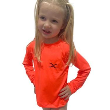 Imagem de Blusa de menina infantil com proteção Uv solar 50+ Manga Longa - Virtu