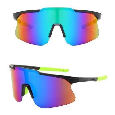 Imagem de Óculos De Sol Ciclismo Feminino Masculino Proteção Uv Verde - ESPORTIV