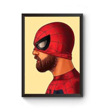 Imagem de Poster Moldurado Homem Aranha - Fanarte