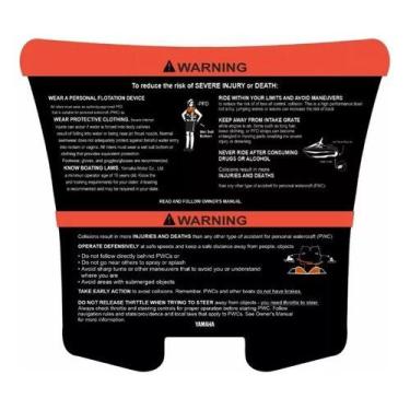 Imagem de Adesivo De Aviso Para Tampa Do Porta Luvas (em Inglês) - SPTS