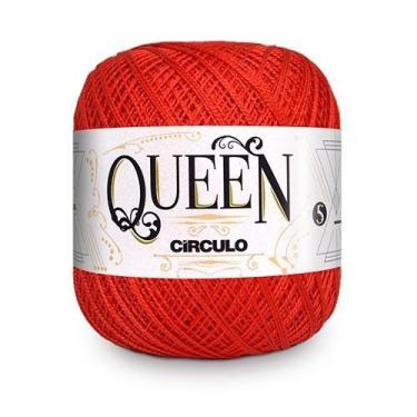 Imagem de Linha Queen Círculo nº 5 - 100% Algodão Egípicio, 3402 VERMELHO CÍRCUL