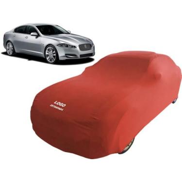 Imagem de Capa Automotiva Para Jaguar Xf Tecido Helanca Lycra - Mz, Vermelha