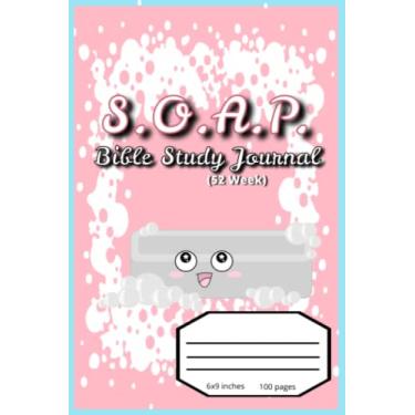 Imagem de Bible Study Journal: Kawaii Soap Notes: Bible Notebooks for Note Taking | Christian | 6 X 9 Bible Study Journal Notebook for Church