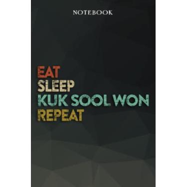 Imagem de KUK SOOL WON Boyfriend Gifts from Girlfriend - Eat Sleep KUK SOOL WON Repeat: Funny Gift Idea for Year Anniversary, Valentines Day, Cute Presents, 1, Birthday - Lined Journal Notebook Planner,Budget