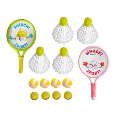 Imagem de simhoa 2 Peças Badminton Raquete para Crianças Badminton Petecas com Petecas Badminton Racquet, Contém 12 Bolas