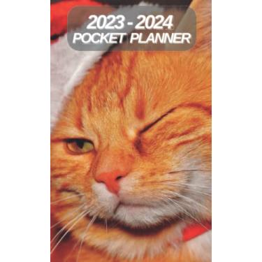 Imagem de Kittens Pocket Planner 2023-2024: Two Year Schedule Agenda with Notes Phone Book Password Log|January 2023 to December 2024|Monthly Planner With lovables Kittens and cats