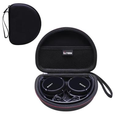 Imagem de LTGEM Capa compatível com fones de ouvido intra-auriculares Sony MDR-ZX110 / MDRZX110AP / MDRZX110NC / MDR-ZX310AP ZX Series com fio, preto (apenas capa)