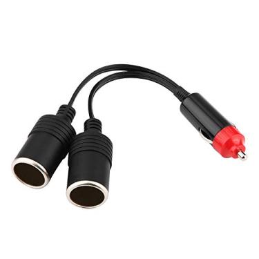 Imagem de Divisor automotivo do adaptador do isqueiro do cigarro, adaptador do isqueiro do carro 2 vias carregador de carro adaptador do isqueiro abs divisor de tomada do carro adaptadores