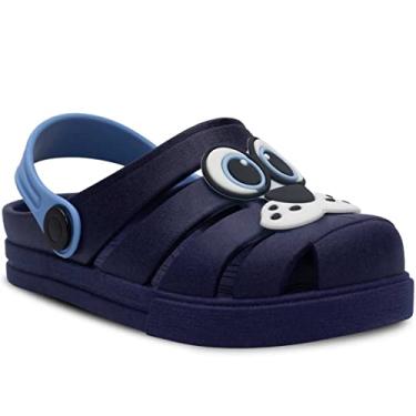 Imagem de Sandalia Babuche Menino Nº 19 Ao 28 Moda Infantil Masculino 12.75 (Marinho, BR, Criança de 1 a 3 anos, Numérico, 20)
