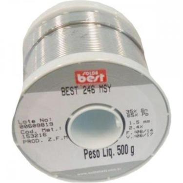 Imagem de Solda Best Carretel 1,5Mm Verde/Cinza 500G 153216