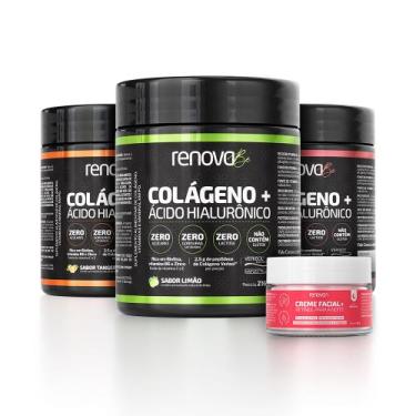 Imagem de Renova Be Tangerina + Ácido Hialurônico Loja Oficial 3 Unid, 1 Limão +