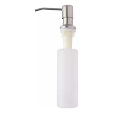 Imagem de DISPENSER DETERGENTE PORTA SABONETE EMBUTIR DOSADOR INOX