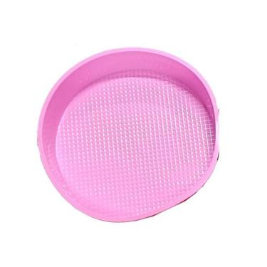 Imagem de Forma de Bolo Redonda em Silicone Bolo Torta Empadão Assadeira Antiade
