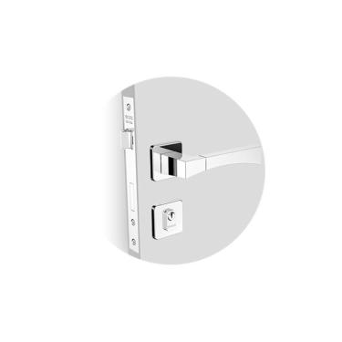 Imagem de Fechadura Soprano Sense Externa ROS24 PY53 Cromado