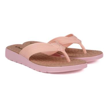 Imagem de Chinela feminina rasteirinha de dedo ortopedica com salto e sola de bo