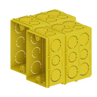 Imagem de 30 Caixinhas Reforçadas De Luz Para Tomada/interruptor 4x2 - FORTLEV