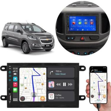 Imagem de Kit Multimidia Chevrolet Spin 2013 a 2017 Mp5 7 Pol Android Auto Carpl