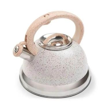 Imagem de Chaleira Inox c/ Apito Brinox 2,7L Roma c/ Indução Vanilla, Vanilla, 2