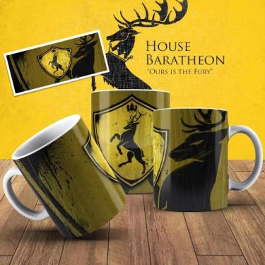 Imagem de Caneca de Porcelana 325ml Personalizada Game Of Thrones Decorada - Gen