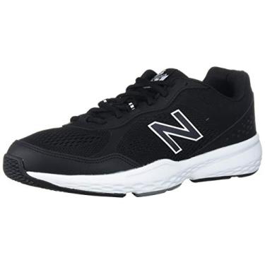 Imagem de New Balance Tênis masculino 517v2 Cross Trainer, Preto/branco, 38