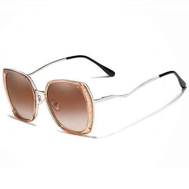 Imagem de Óculos de Sol Feminino Genuine Kingseven Proteção UV400 Gradiente N783